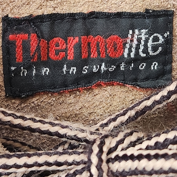 Cherokee Cabincore Duck Boots Brown Lined Steel Shank ThermoLite Snow Boots Sz 8 - Picture 7 of 10